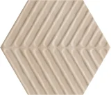 Cotto Moderno Taupe 8″ Chevron Hex