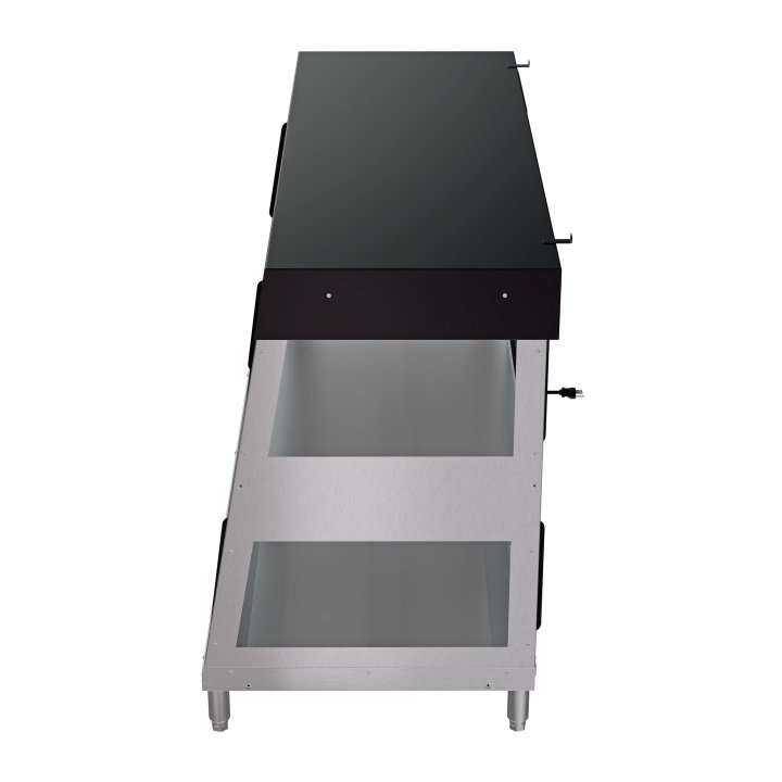55-inch-wide 208-240-volt 4-pan humidity-controlled hot food display case