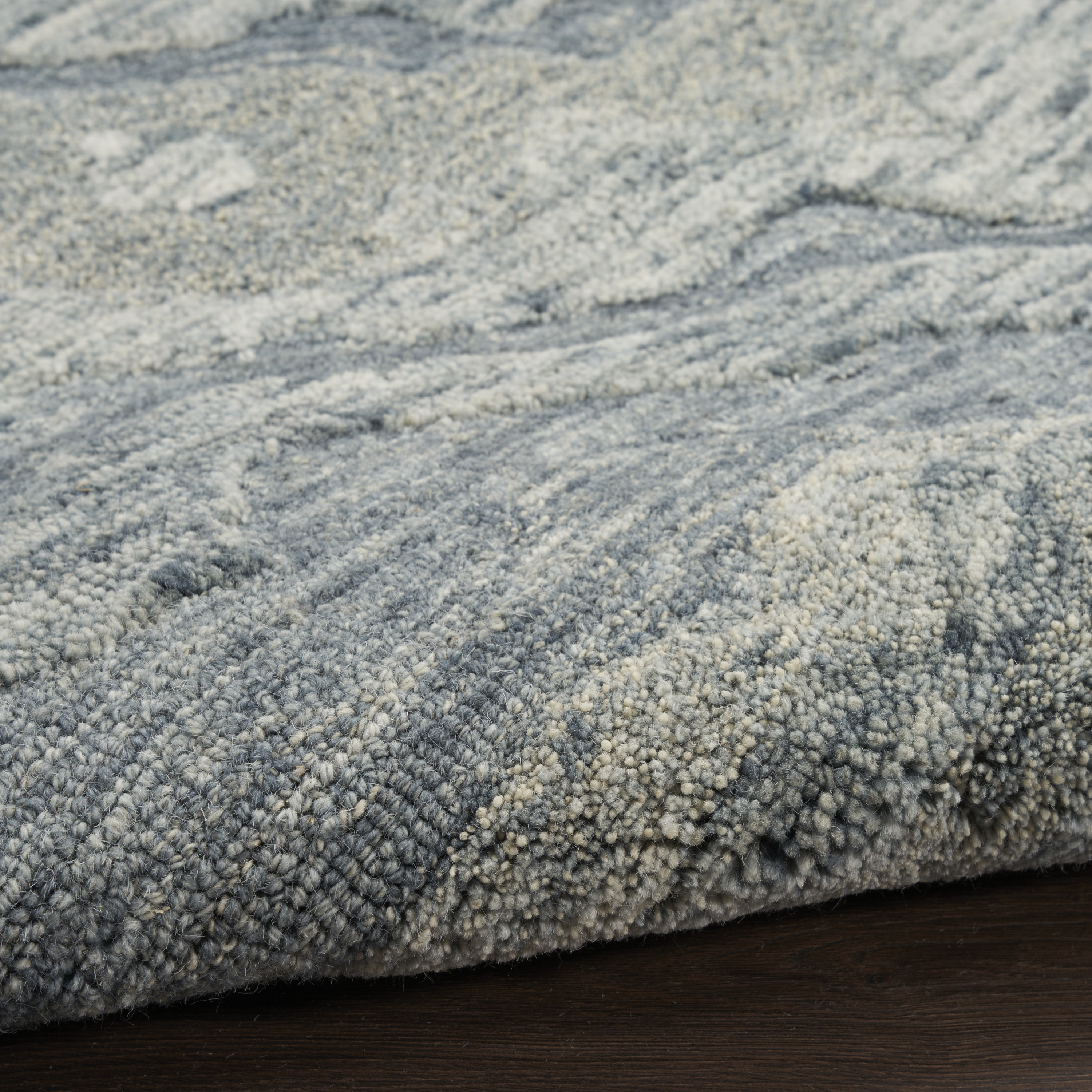 Nourison Graceful 2'3" x 7'6" Blue Modern Indoor Rug