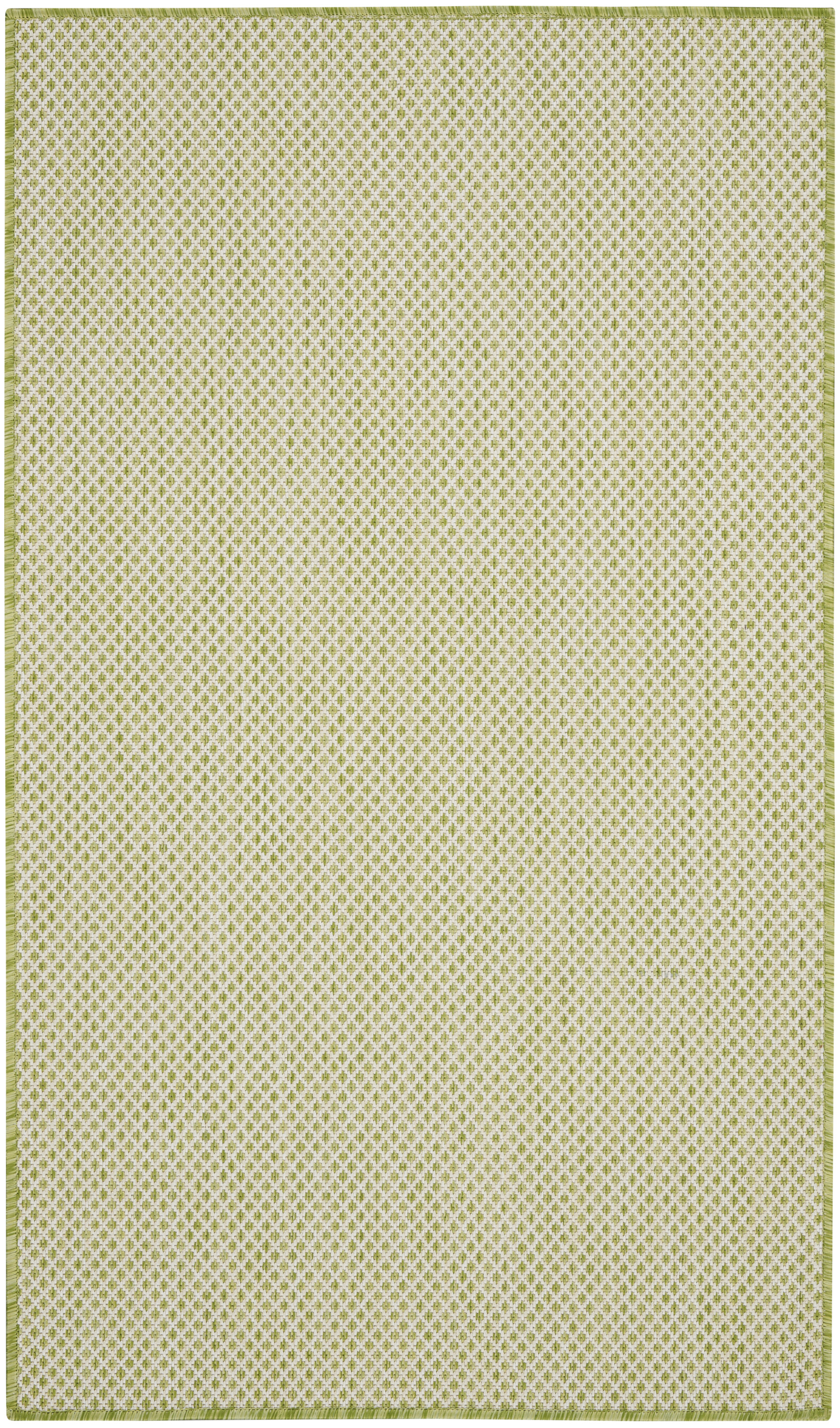 Nourison Courtyard 3' x 5' Ivory Green Modern Rug