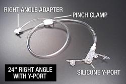 AMT Right Angle Connector with Y-Port Adapter, Mini Classic, 24 inch