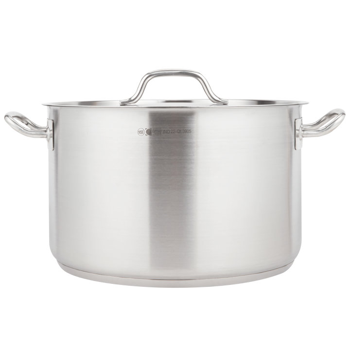 22-quart Optio™ sauce pot with low-domed cover