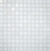 Muse White Textura 1×1-3/8 Offset Mosaic