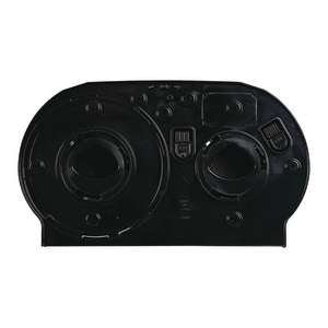 Boardwalk, Twin, Jumbo Bath Tissue Dispenser, Black
