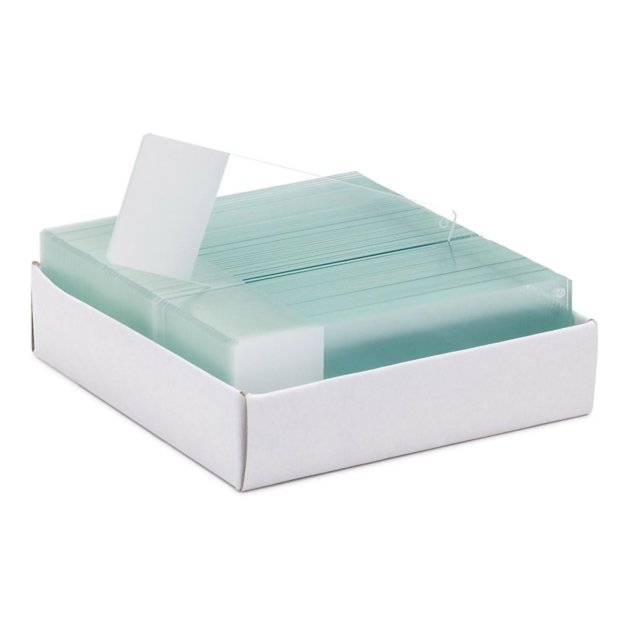 StatLab Medical Products SLIDE, LAB COLORVIEW CLIPPED CORNER SF WHT (144/GR)