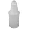 Impact, Bottle with Graduations, 16 oz, Plastic, Natural