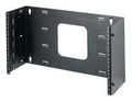 Wall Mount Rack Network Rack Horizontal Panel Wall Steel 6 RU 10.5 (Usable Height) in. H 10.5 in. H 19.61 in. W