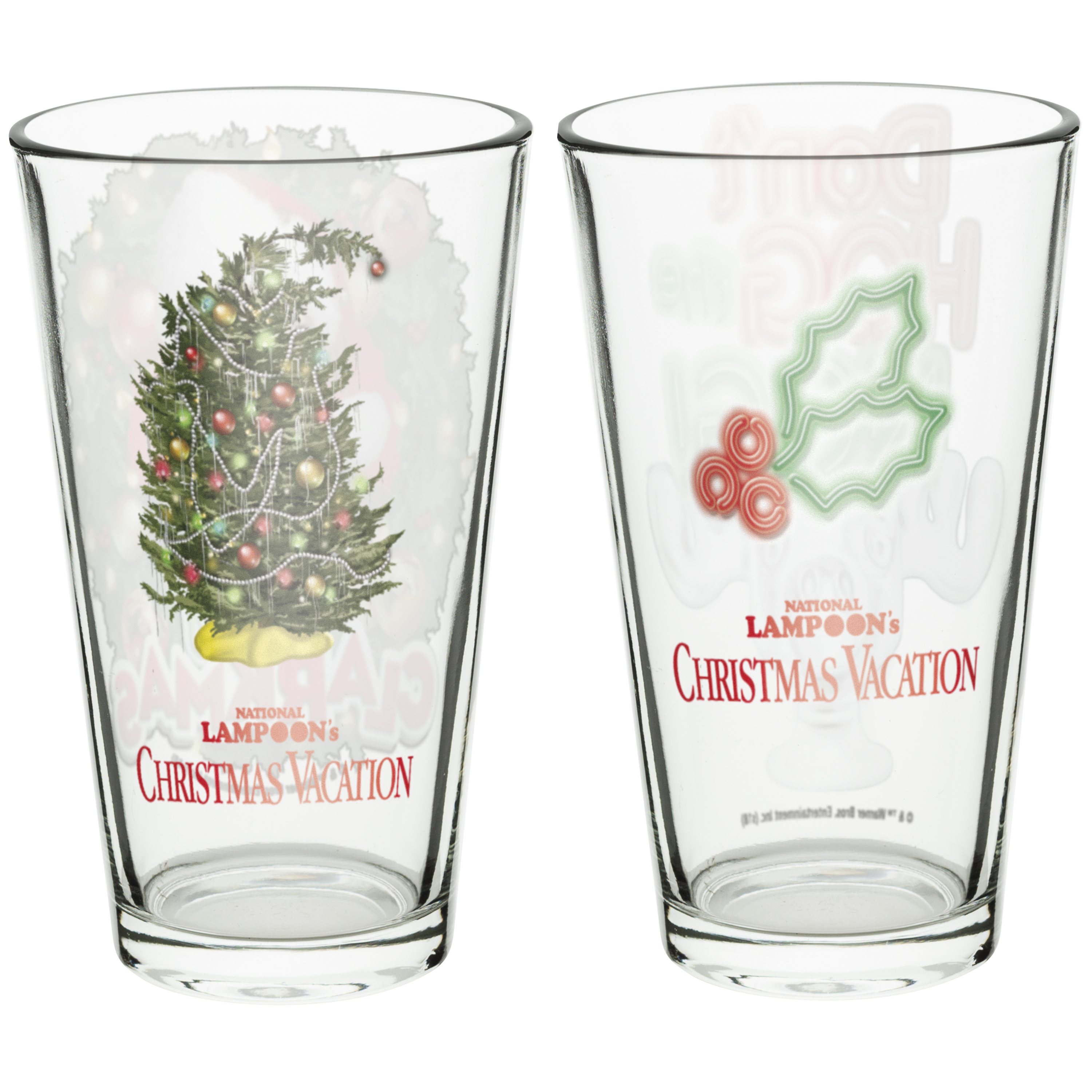 National Lampoon’s Christmas Vacation 16 ounce Pint Glasses, Clark Griswold, 2-piece set slideshow image 3 National Lampoon’s Christmas Vacation 16 ounce Pint Glasses, Clark Griswold, 2-piece set slideshow image 3
