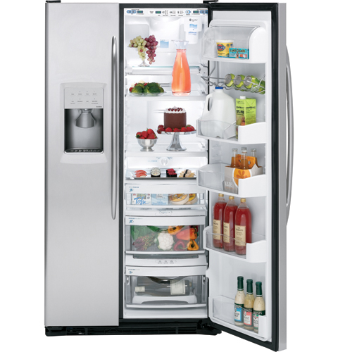 GE Profile Counter-Depth 22.6 Cu. Ft. Stainless Side-by-Side Refrigerator