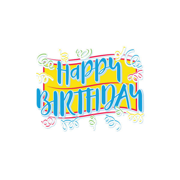 Birthday Streamers | Edible Image® | DecoPac