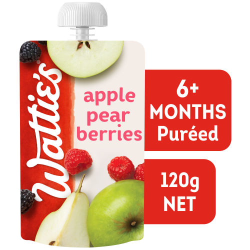  Wattie's® Apple Pear Berries 120g 6+ months 