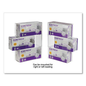Kantek, Plastic Holder for Disposable Glove Boxes, 3 Boxes, Clear