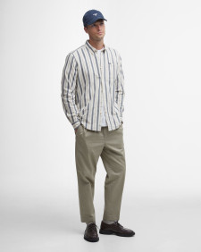 Longrock Tailored Long-Sleeved Shirt Whisper White