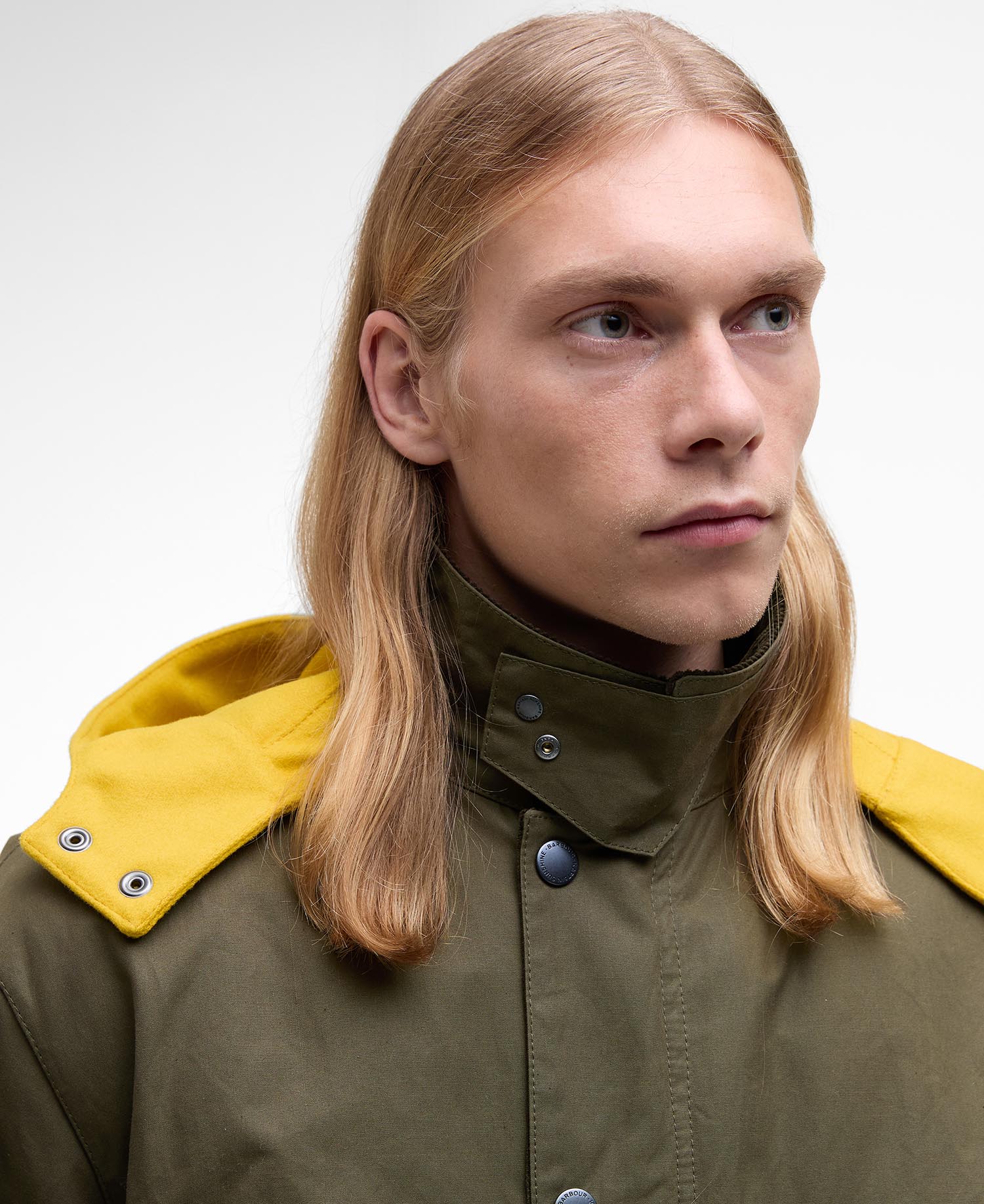 Barbour x Kaptain Sunshine Oversized Bedale Casual Field Coat image number 4