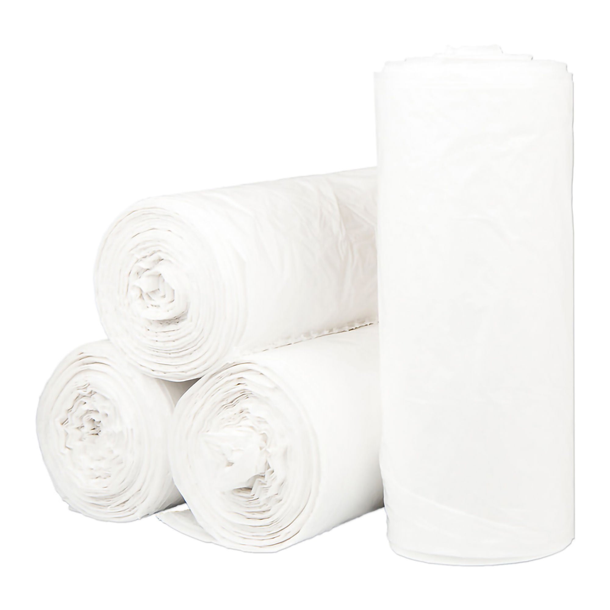 McKesson Extra Heavy Duty Trash Can Liner, White, 60-gallon Capacity