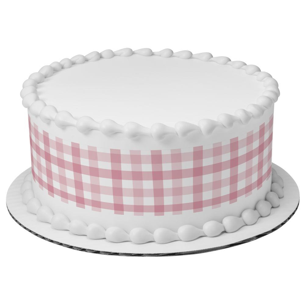 Image Cake Pink Gingham