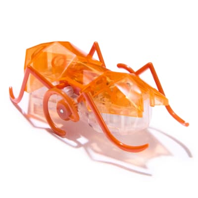 HEX BOTS Robotic Micro Ant, Autonomous Mechanic Insect Toys for Kids, Adjustable Robotic Ant Figure, Robot Toys for Boys & Girls Ages 8 & Up, Orange