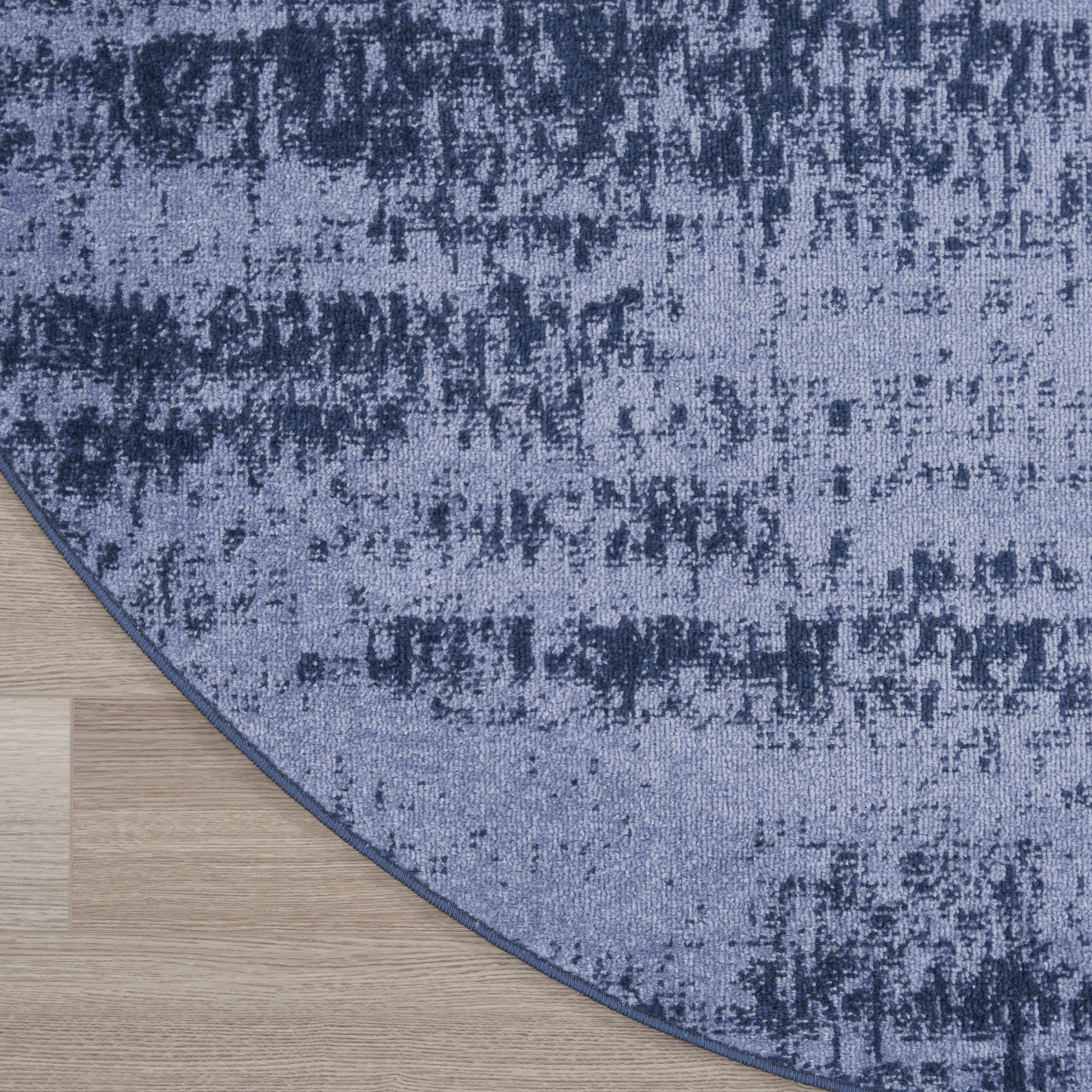 Nourison Nourison Essentials 8' x Round Denim Modern Rug