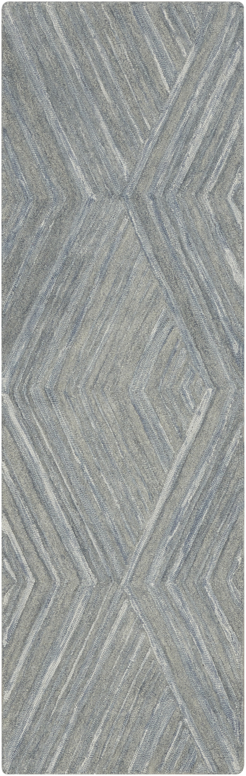 Nourison Graceful 2'3" x 7'6" Blue Modern Indoor Rug