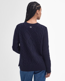 Burne Argyle Crew Neck Jumper 
