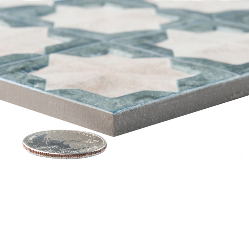 Tetuan Astre Arena Aqua 12-1/8 in. x 21-7/8 in. Porcelain Wall Tile