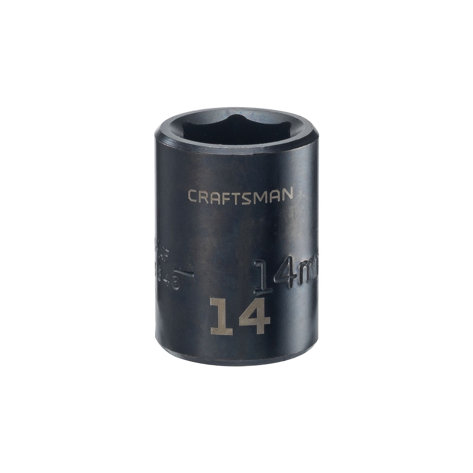 3 eighths inch 14 millimeter metric impact shallow socket.