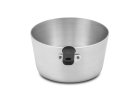 4 ½-quart Wear-Ever® tapered aluminum saucepan with natural finish and silicone handle