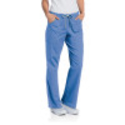 Landau All Day, 3 Pocket Cargo Scrub Pants for Women - Modern Tailored Fit, Stretch, Flare Leg, Elastic Waist Medical Scrub Pant 2035-Landau