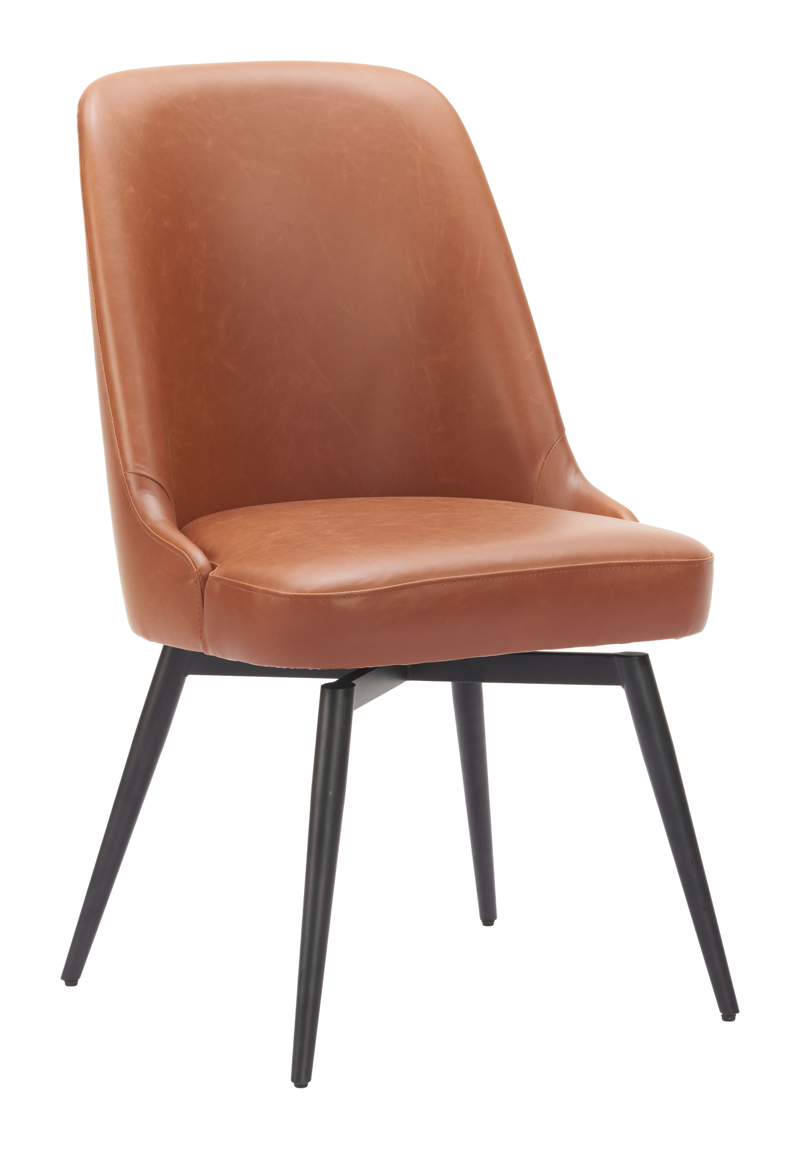 Keppel Swivel Dining Chair (Set of 2) Brown product image