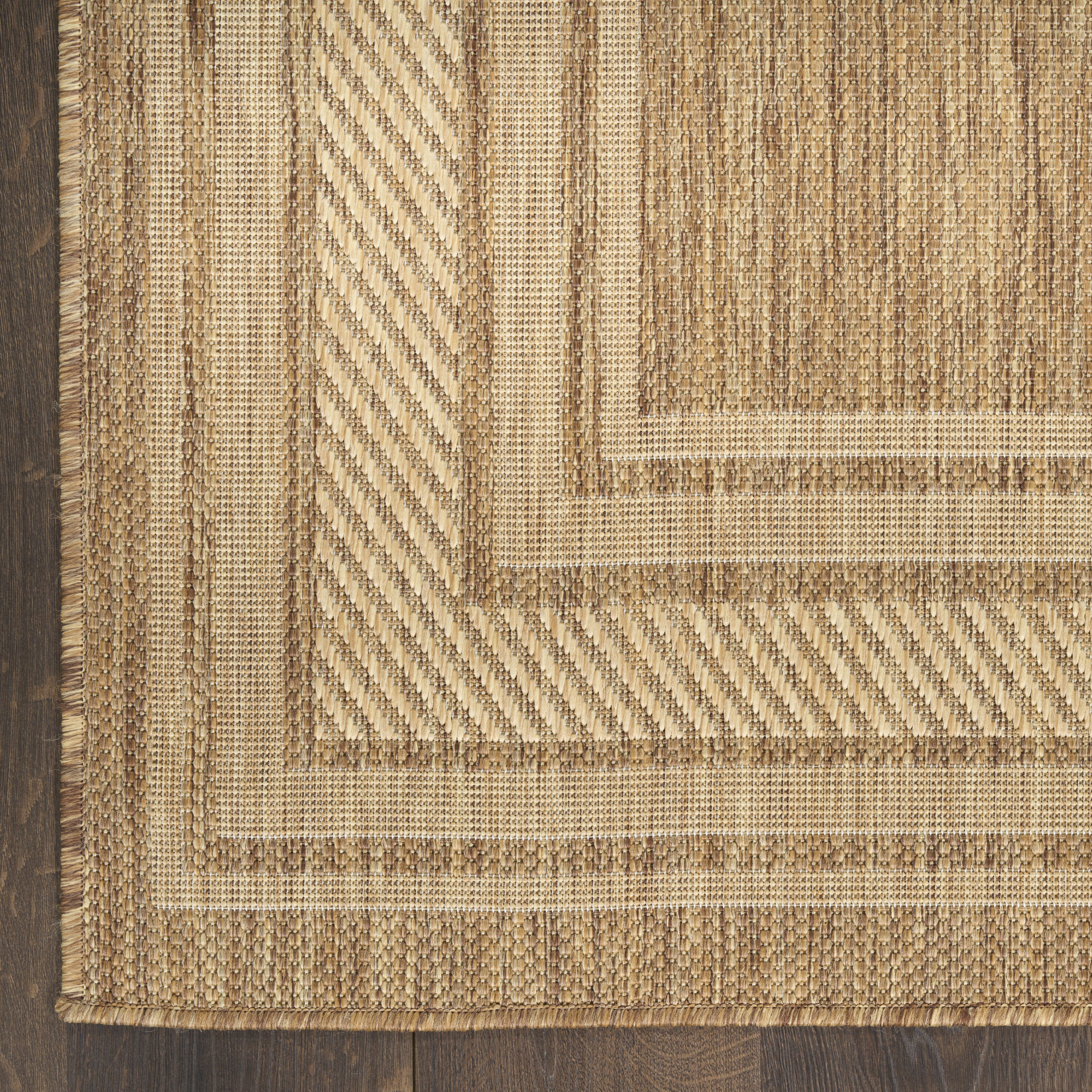 Nourison Horizon Indoor/Outdoor 8' x 10' Natural Modern Rug