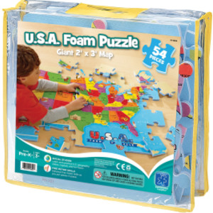USA Foam Map Puzzle