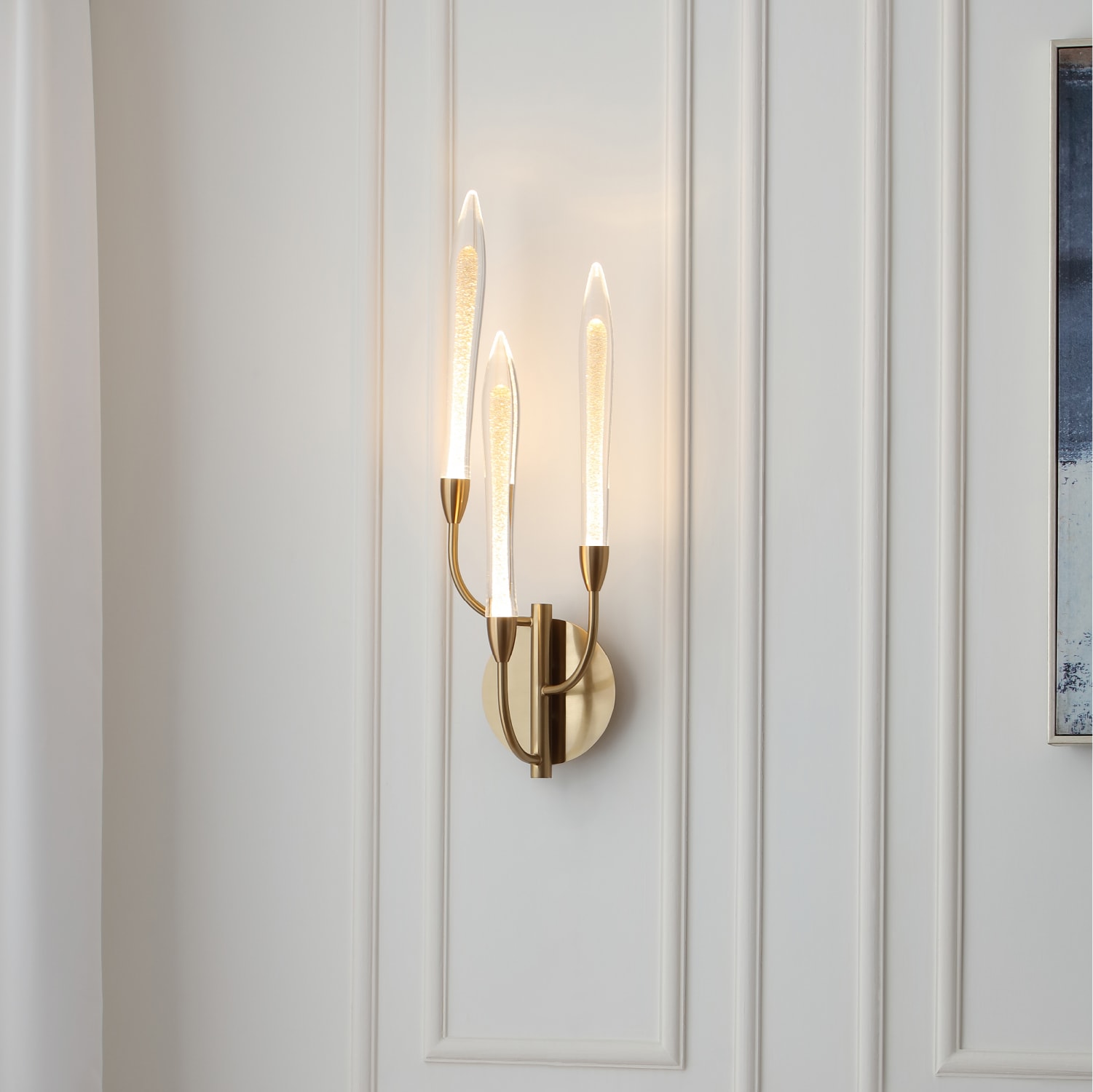 Alina 3 Light Wall Sconce — installation 1