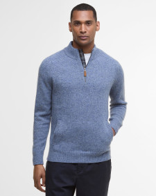 Talder Half-Zip Jumper Bluestone