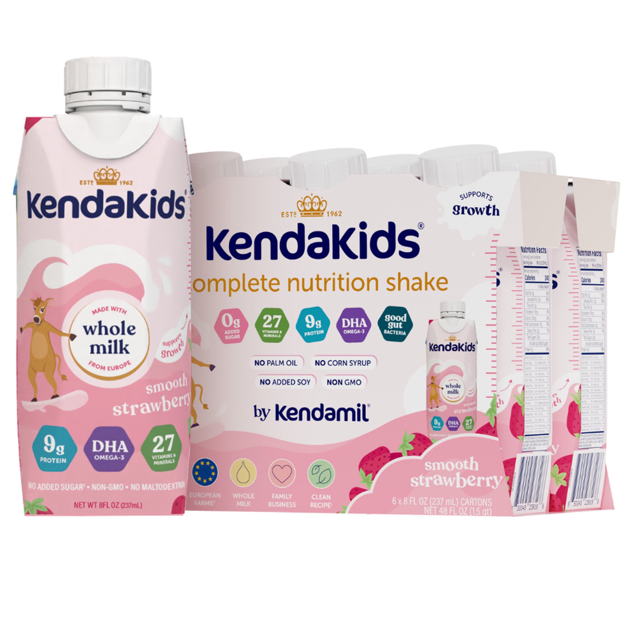 Kendal Nutricare USA LLC FORMULA, PED KENDAKIDS STRWBRY 8OZ (6/PK 4PK/CS)