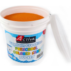 Preschool Colored Sand, Sand Art, Orange, 12 lb Bucket