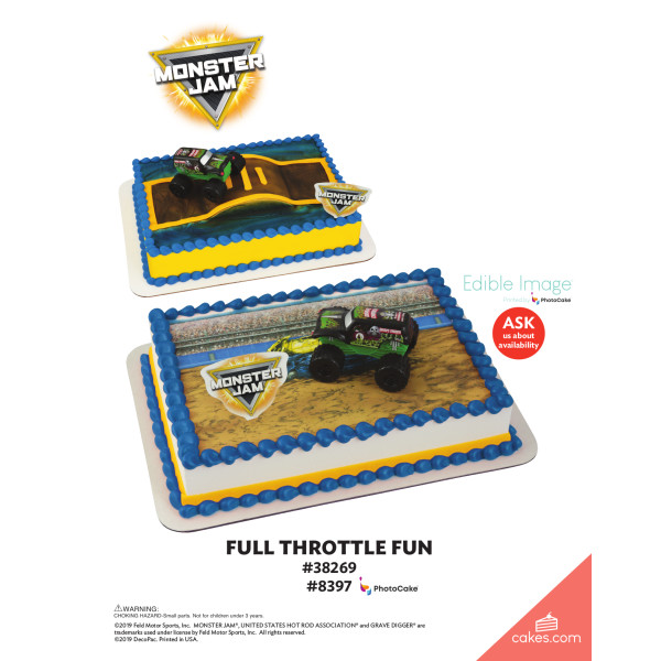 Monster Jam® Full Throttle Fun The Magic of Cakes® Page