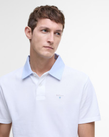 Oxford Short-Sleeved Polo Shirt Classic White