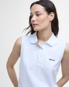 Bowford Sleeveless Polo Shirt White