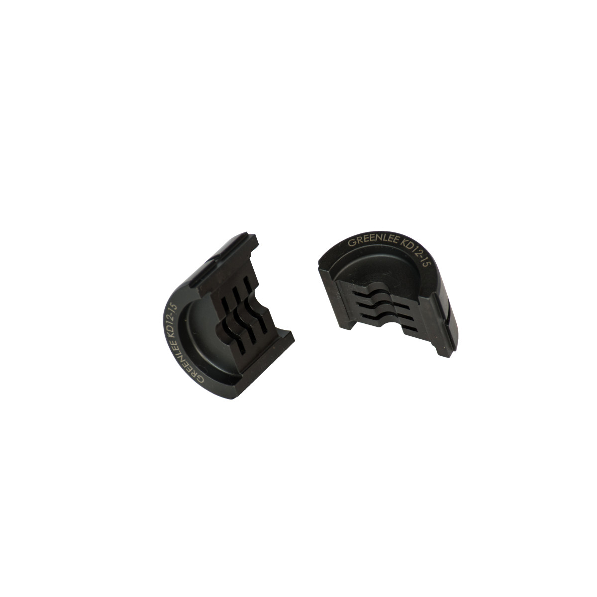 CrImping Die 12 Ton U-Style Die Burndy equivalent U-162.  Dies are use with service entrance connectors, C-Taps, H-Taps, overhead and underground connectors.