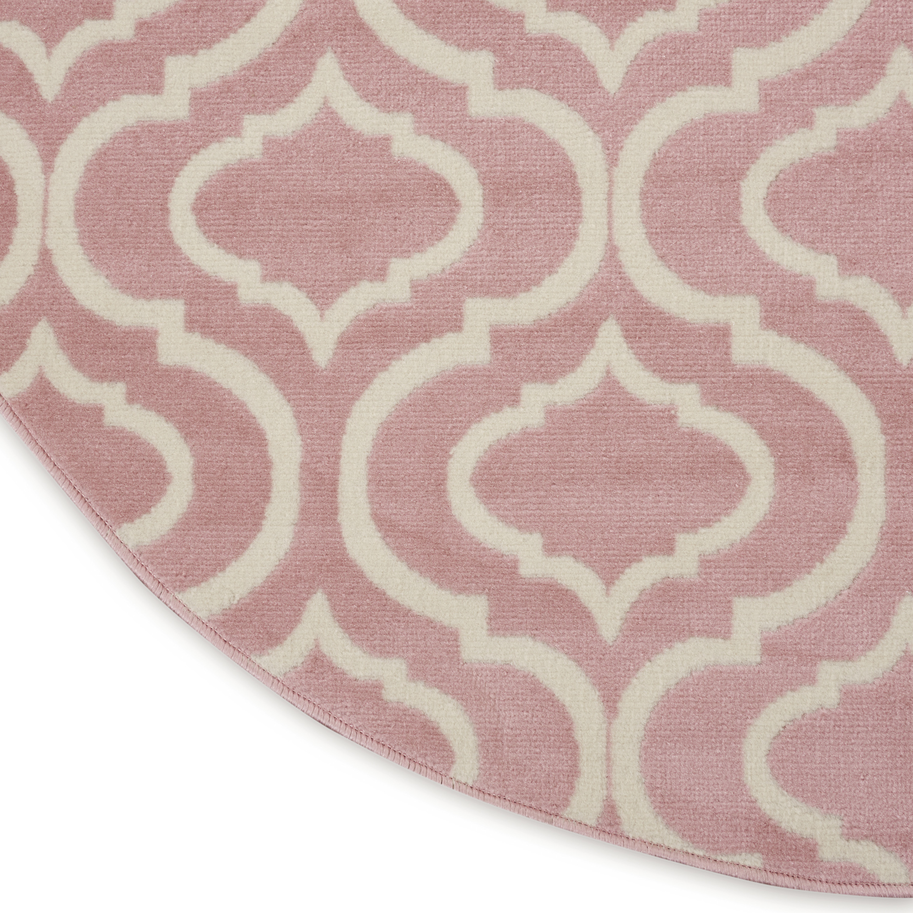 Nourison Jubilant 8' x Round Pink Contemporary Indoor Rug