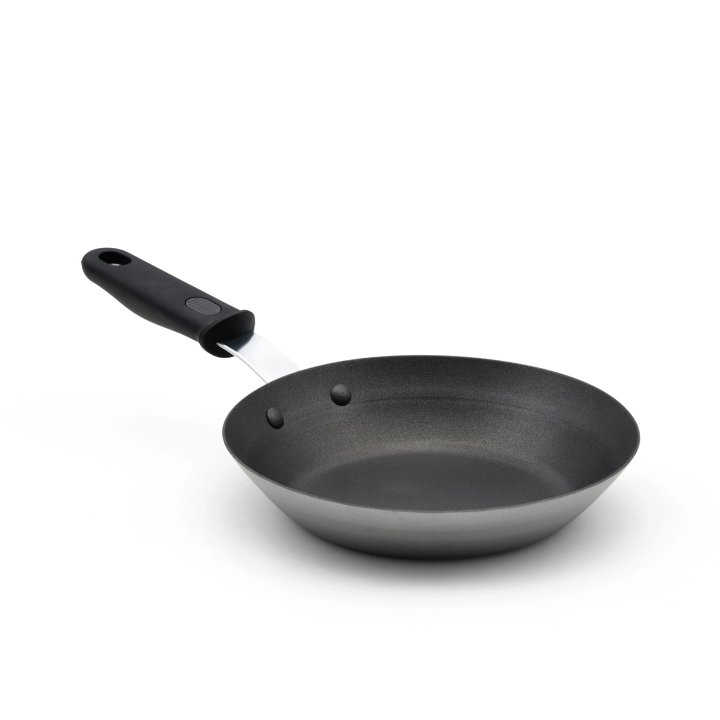 8 ½-inch carbon steel induction fry pan with SteelCoat x3™ nonstick coating and silicone handle