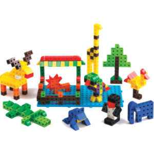 Linking Cubes Classroom Set - 500 Construction Blocks in 10 Colors