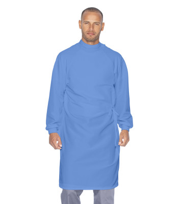 Landau Essentials Unisex Isolation Gown - Classic Relaxed Fit, High Neck 91500-