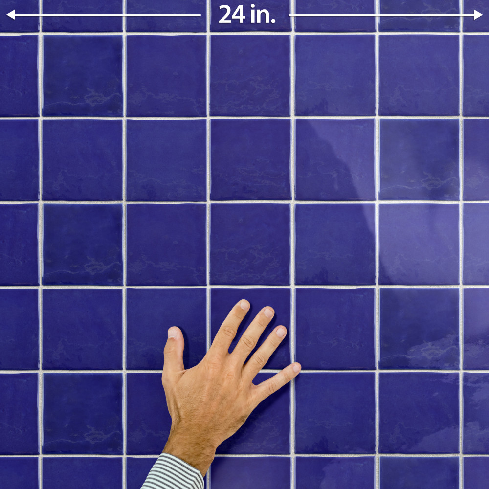 Viva Azul 4 in. x 4 in. Ceramic Wall Tile
