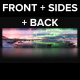 Front, Sides & Back Backlit Graphic Kit