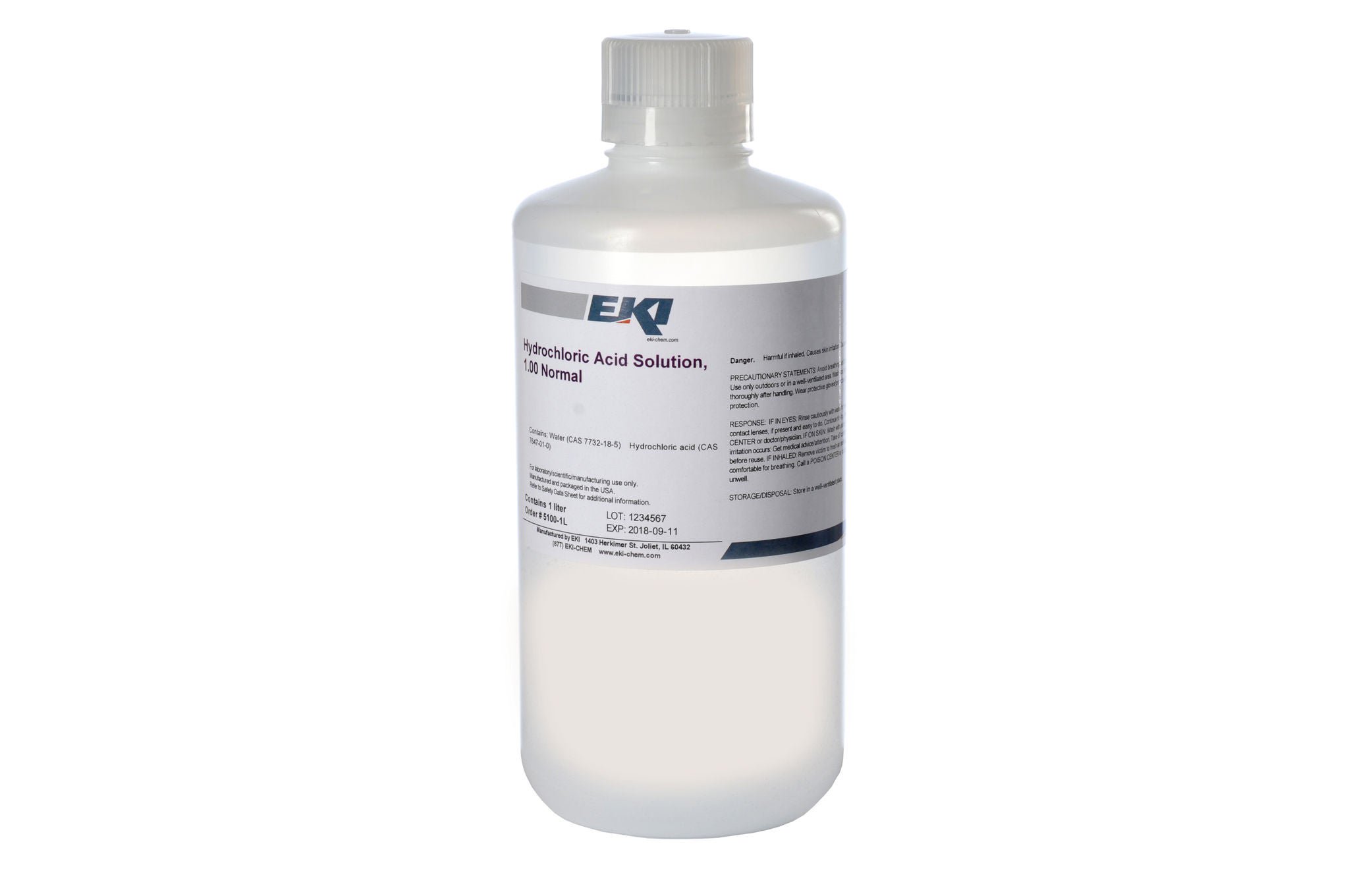 EK Industries Inc HYDROCHLORIC ACID 1NORM 1L