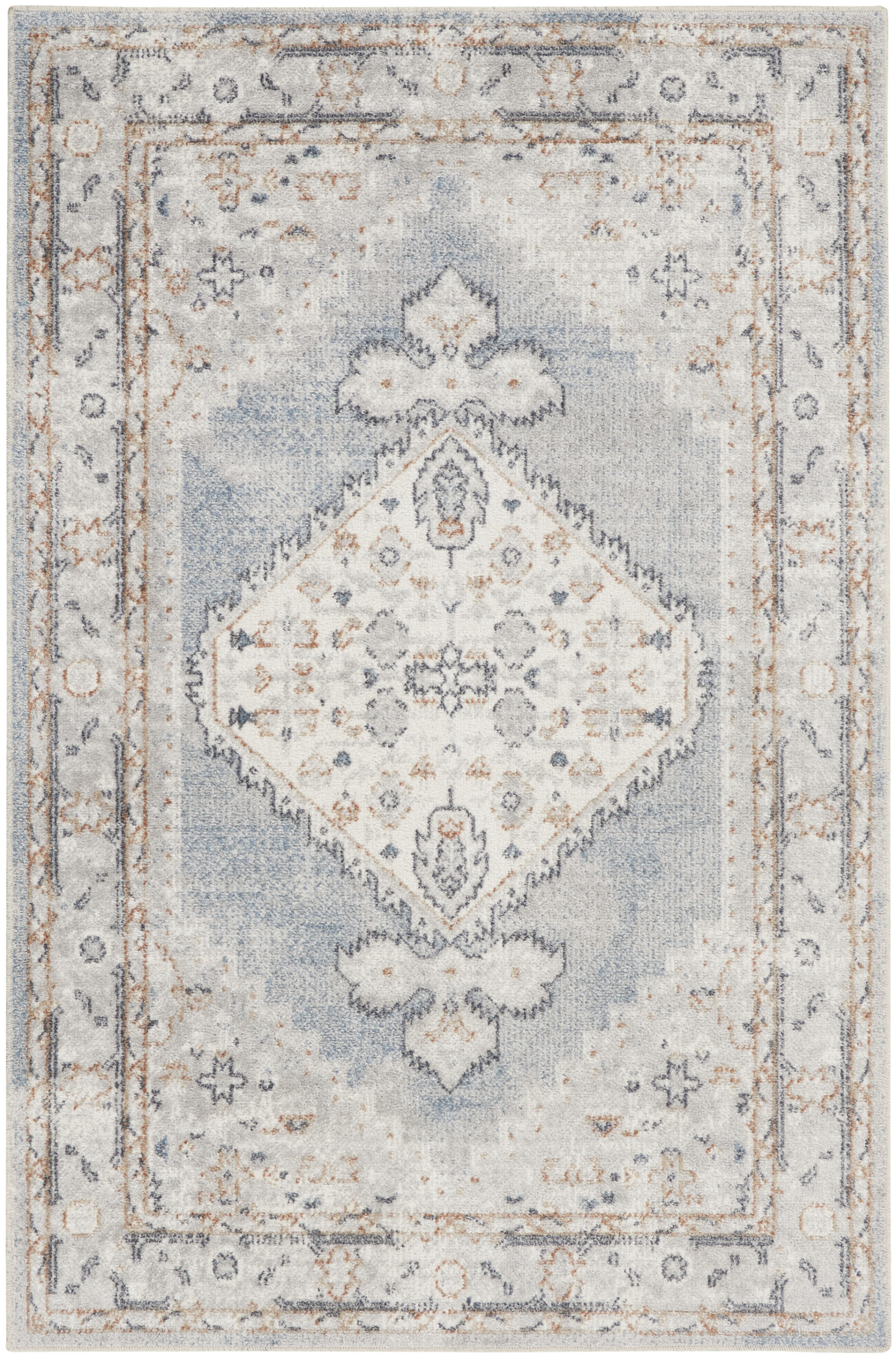 26.00" x 48.00" x .25" Astra Machine Washable Turkey N1697
