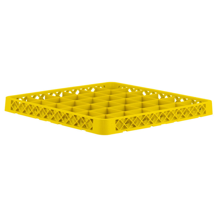 Traex® Full-Size Yellow 36 Compartment Glass Rack Extender