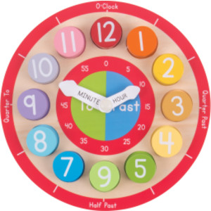 Wooden Teaching Clock
