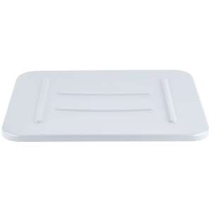 Rubbermaid Commercial, Polyethylene Bus Tub Lid, 22" x 17", Gray